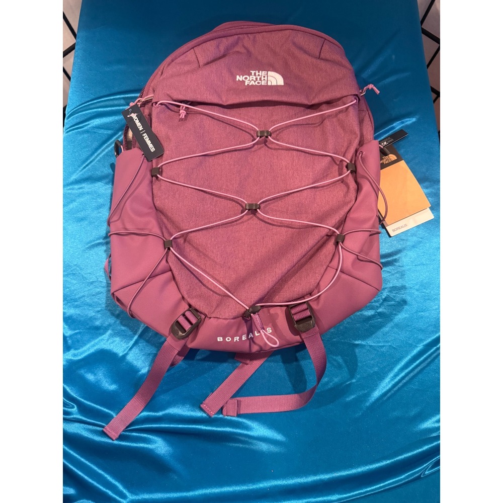The North Face Women's Borealis Backpack 27L Burgundy Pink NWT Laptop